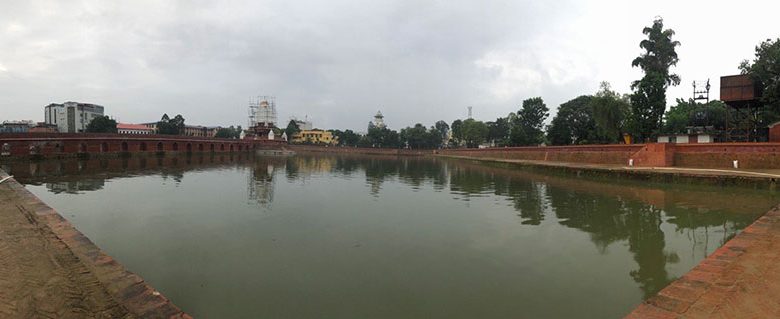 तीन करोड लिटर पानी हालेर ५ वर्षपछि भरियो रानीपोखरी