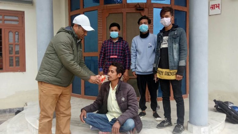 नेकपा कार्यकर्ता पदम बोहराले तोडे अनशन