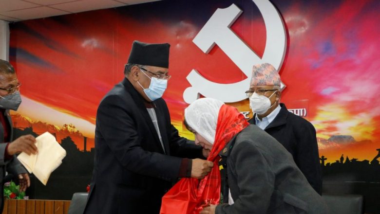 नेकपाको काँधमा समाजवाद उन्मुख राज्य निर्माणको : प्रचण्ड