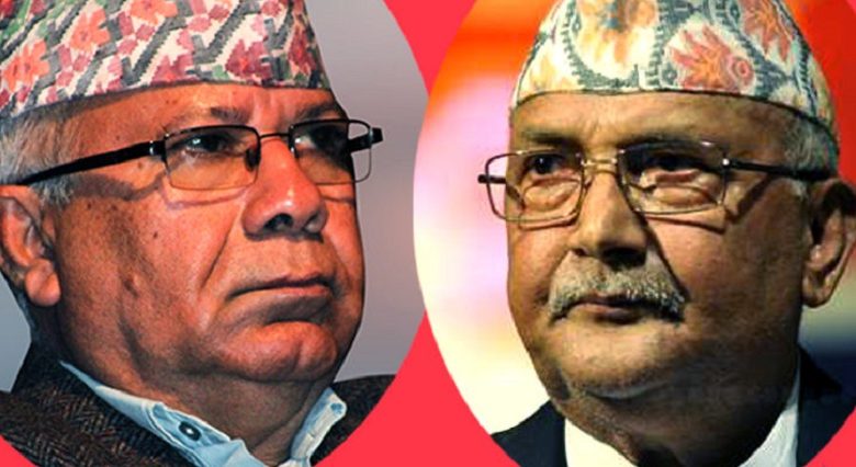 माधव नेपालले ओलीलाई पठाए स्पष्टीकरणको जवाफी पत्र: तपाईंले पार्टीको नाम, चिन्ह र झण्डाको दुरुपयोग गर्नुभयो