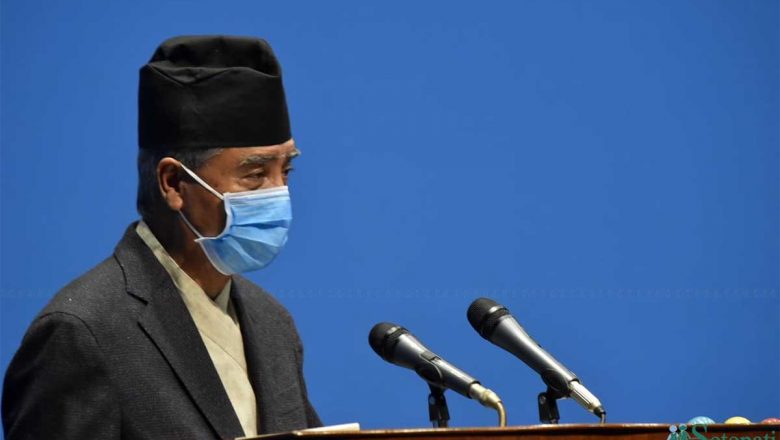 अक्सिजन नपाएर जनता मरेको टुलुटुलु हेर्ने प्रधानमन्त्री हुनु विडम्बना हो: देउवा