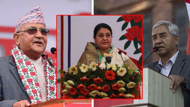 प्रधानमन्त्रीका लागि ओली र देउवाको दावी