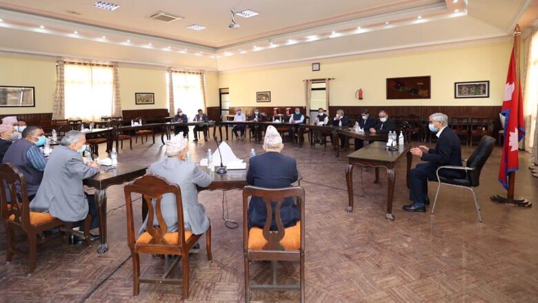 सत्ता गठबन्धनको बैठक: मन्त्रिपरिषदलाई चाँडो पूर्णता दिने सहमति