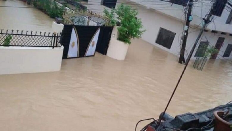 भारी वर्षाले ४ हजार ५ सय घर डुबानमा