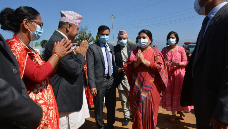 राष्ट्रपतिले गरिन् पलाञ्चोक भगवतीको दर्शन