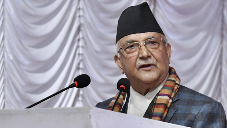 गगनको नारामा ओलीको टिप्पणी