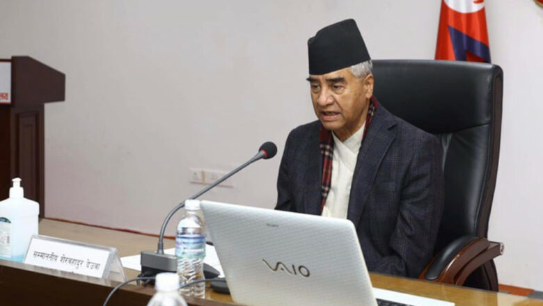 रक्षा मन्त्रालयको कार्यभार प्रधानमन्त्री देउवालाई