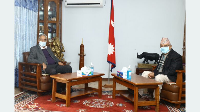 देउवासँग कुराकानी राम्रो भयो : ओली