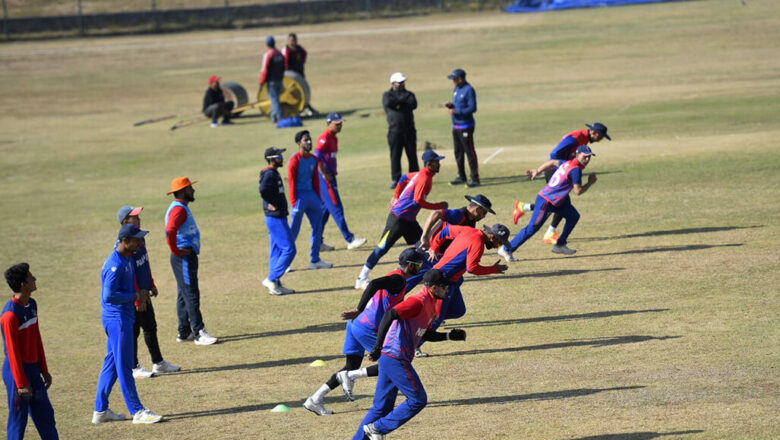 राष्ट्रिय क्रिकेट टिमको बन्द प्रशिक्षण सुरू, २० खेलाडीले गरे रिपोर्टिङ