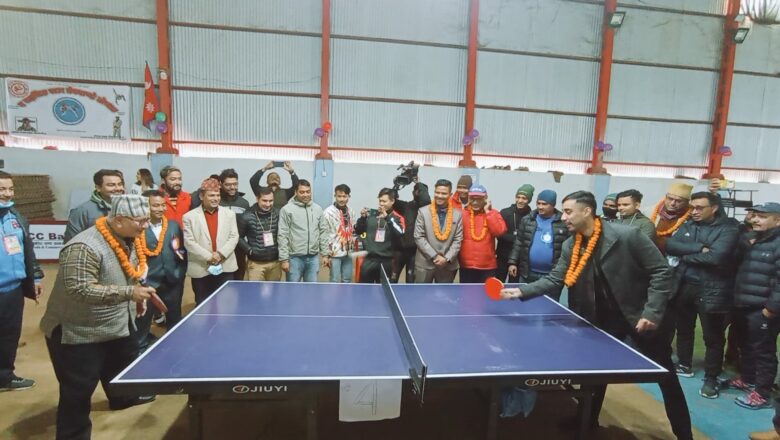 तुलसीपुरमा कांग्रेस नेता खुमबहादुरको स्मृतिमा राष्ट्रिय टेबलटेनिस प्रतियोगिता