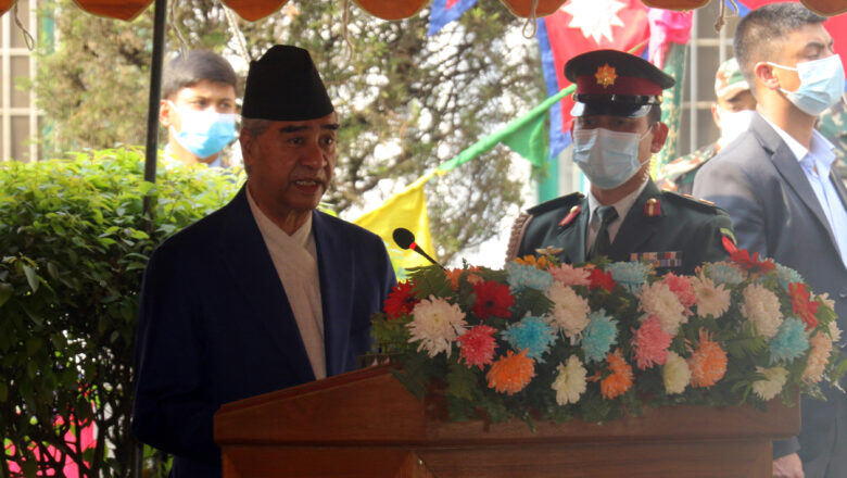 राष्ट्रिय सुरक्षा र प्रतिरक्षालाई सुदृढ तुल्याउँदै लैजानुपर्छ: प्रधानमन्त्री देउवा