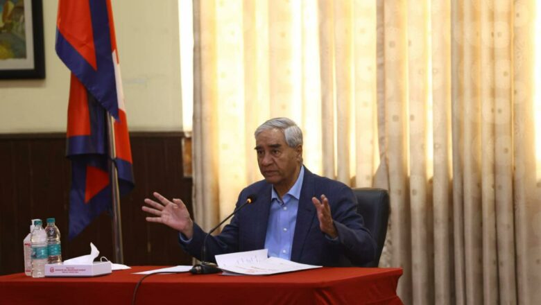 व्यापार घाटा घटाउने गरी नीति र कार्यक्रम बनाउनू: प्रधानमन्त्री देउवा