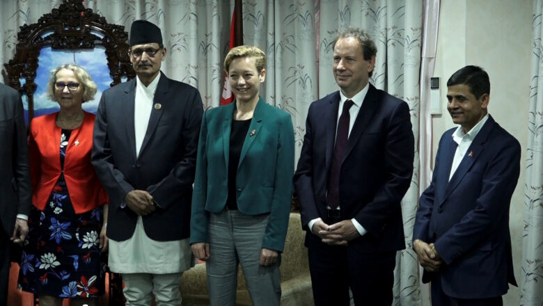 सभामुख र फ्रान्सेली प्रतिनिधि मण्डलबीच भेट