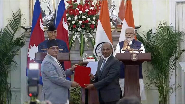 नेपाल र भारतबीच चार सम्झौता/समझदारीमा हस्ताक्षर