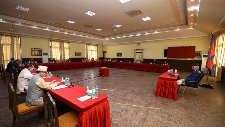 बालुवाटारमा सत्ता गठबन्धनको बैठक