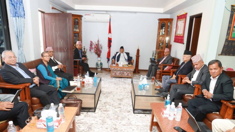 बालकोटमा एमाले सचिवालय बैठक जारी