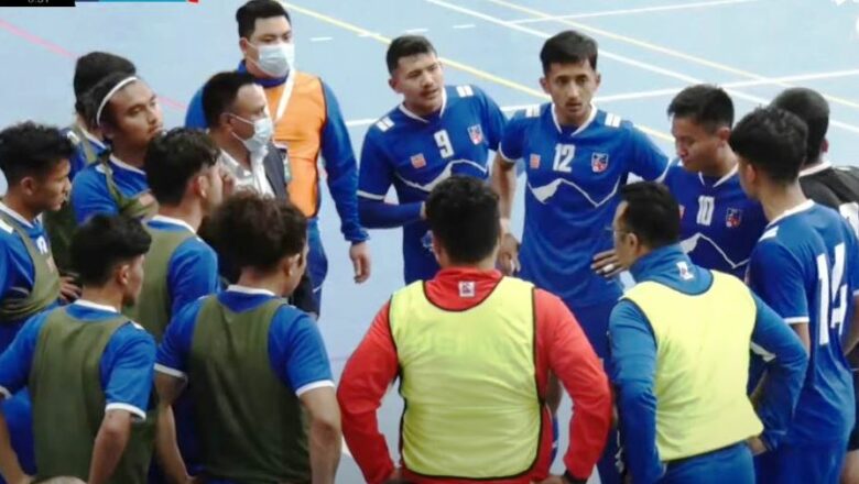 फुटसल एसियन कप छनोटमा नेपालको पोस्टमा ताजकिस्तानको ११ गोल