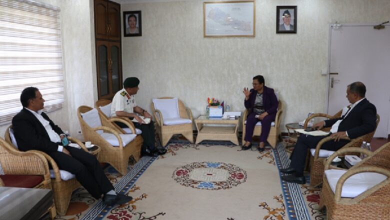 विद्युत् खपत बढाउन नेपाली सेनालाई मन्त्री भुसालको आग्रह