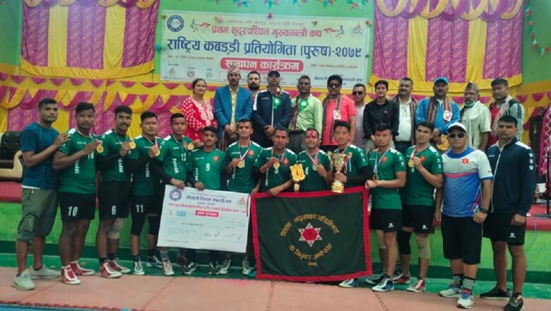 एपिएफलाई हराउँदै आर्मीले जित्यो राष्ट्रिय कबड्डीको उपाधि