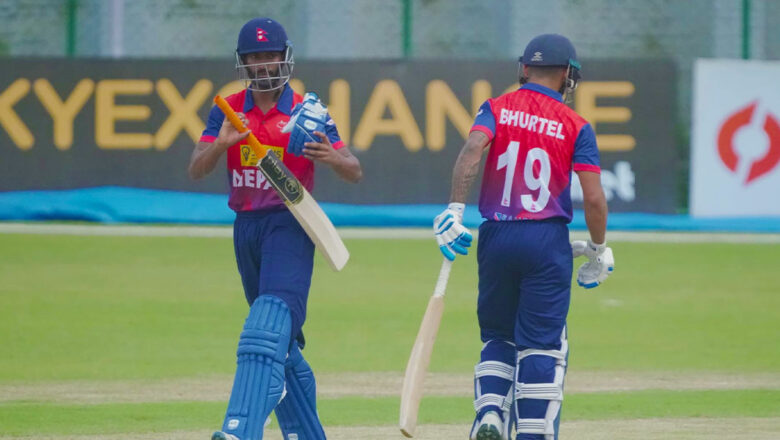 नेपाललाई धक्का, ओपनरद्वय कुशल र आसिफ घाइते