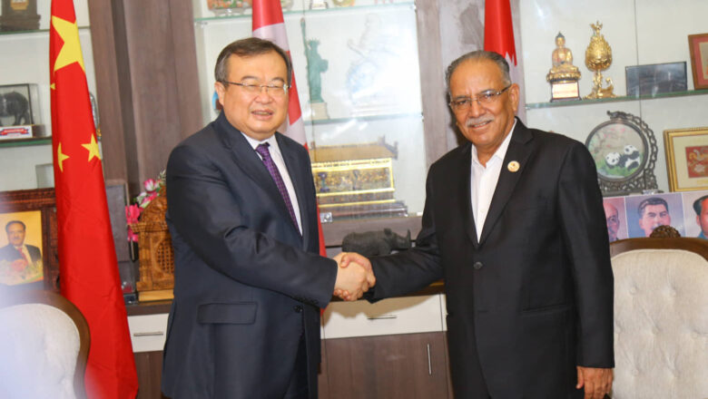 सीपीसीका विदेश विभाग प्रमुख लिउले भेटे प्रचण्ड 