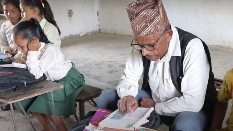 कक्षा ५ मा पढ्दै ६१ वर्षीय रिमबहादुर