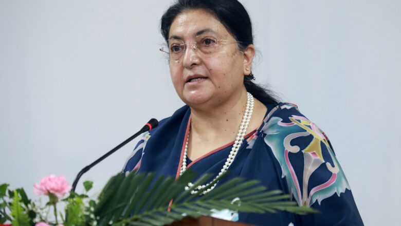 छुट्टै कानून विश्वविद्यालय स्थापना गर्न कानूनी समस्या हुँदैनः राष्ट्रपति