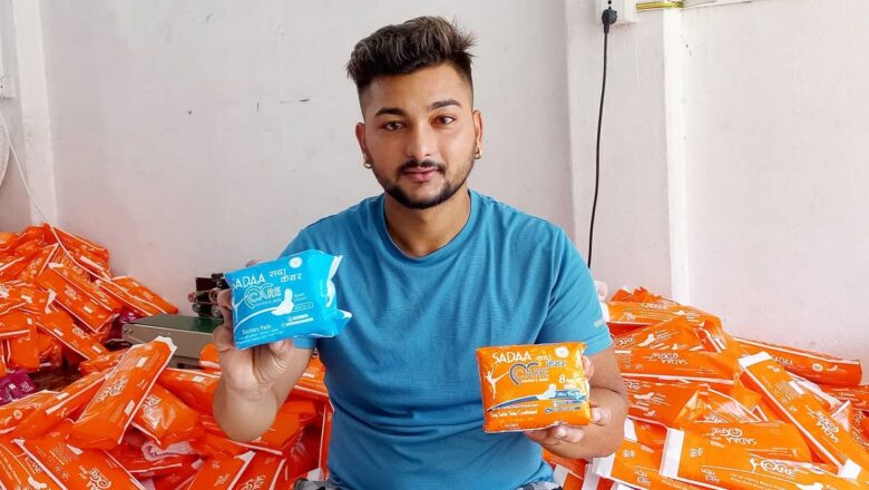 प्याड बनाएर बेच्दै २३ वर्षे अभिषेक