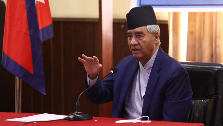 कार्यदललाई देउवाको निर्देशन– कांग्रेसलाई ‘८६ सिट’ दिएर मिलाउनू