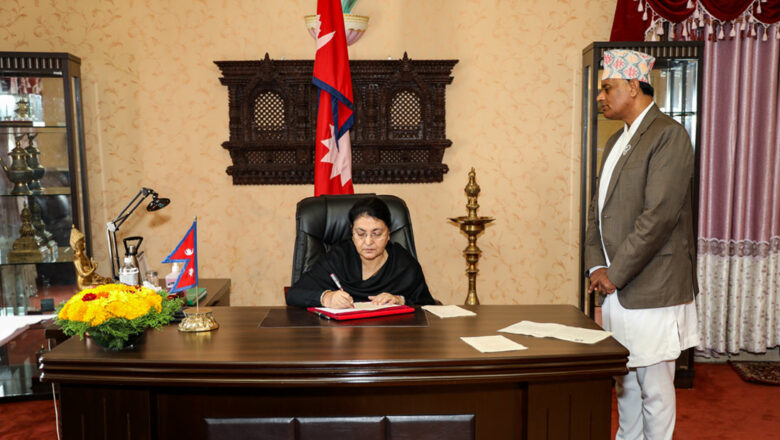 निर्वाचनमा सेना परिचालन गर्न सरकारलाई राष्ट्रपतिको अनुमति