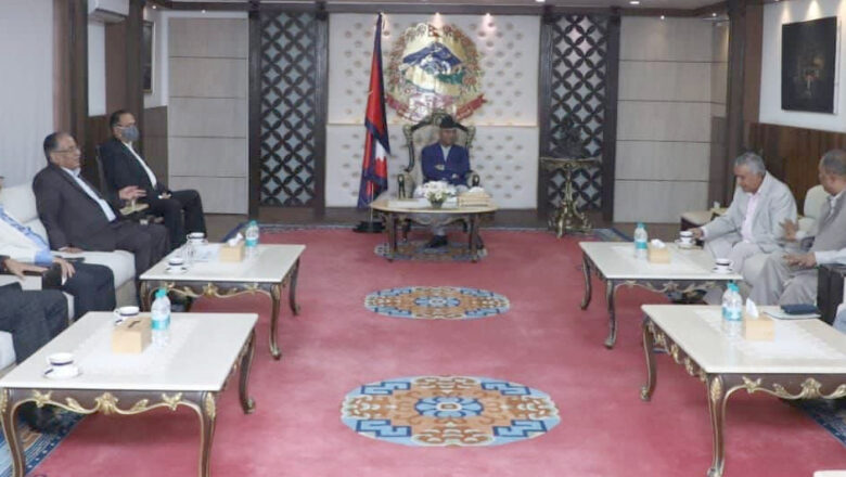 बालुवाटार छलफलमा जुटे सत्तारुढ दलका शीर्ष नेताहरू