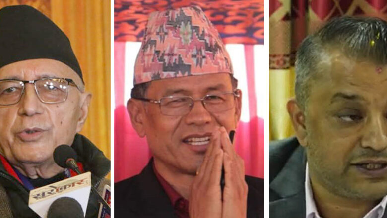 शेखर, धनराज र गगन रणनीतिक छलफलमा