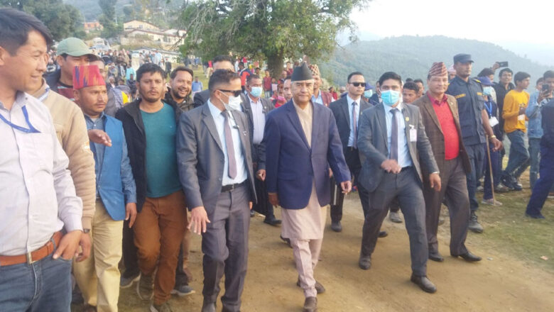 गृहजिल्लामा देउवाले भने– फेरि जिताए प्रधानमन्त्री बन्न पाउँछु, ओलीबाट सजग रहनू