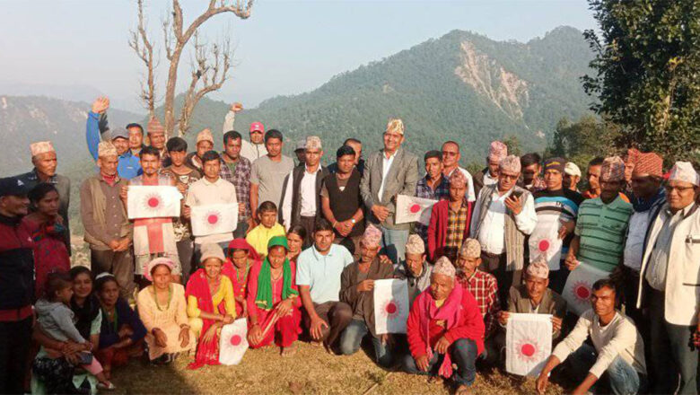 सुर्खेतमा एमाले उमेदवारको आक्रामक प्रचार !