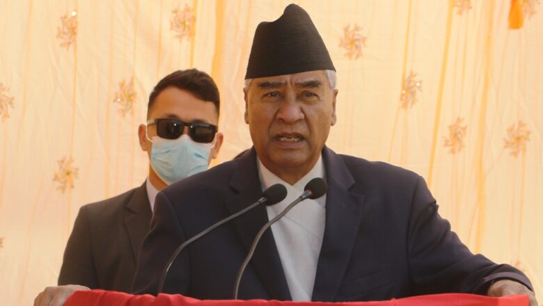 गठबन्धनको जित भएमा राष्ट्रिय एकता स्थापित हुन्छ : देउवा