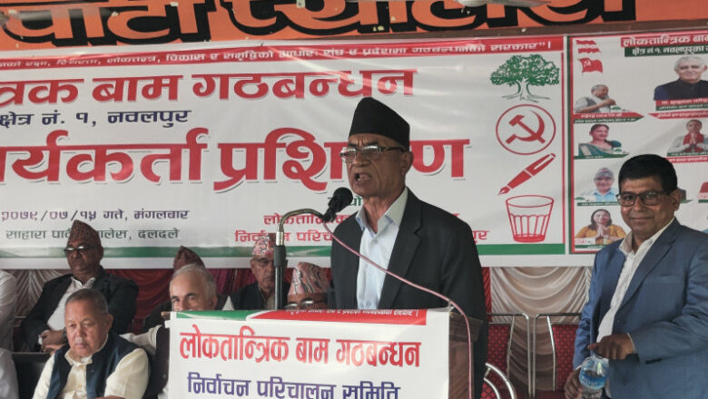 ओलीले राजा फर्काउन खोजेपछि पाँच दलीय गठबन्धन : नेता शर्मा 