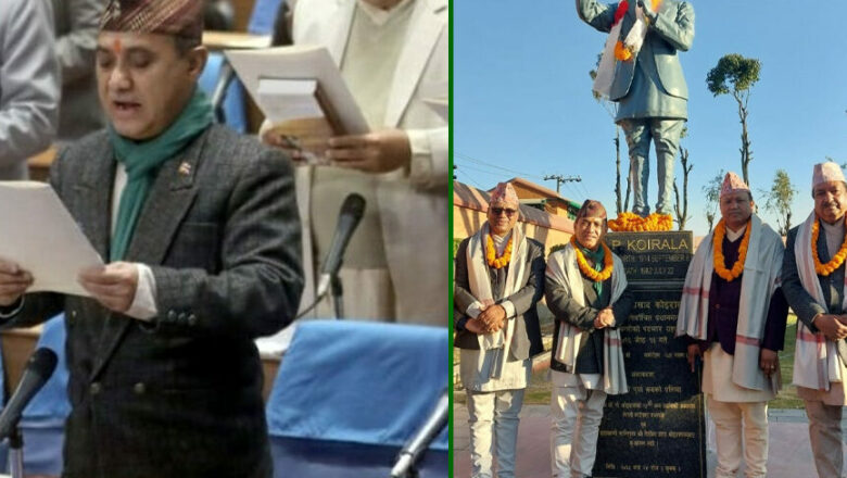 <strong>सांसदको शपथ खाएपछि सुन्दरीजल पुगे विश्वप्रकाश शर्मा</strong>