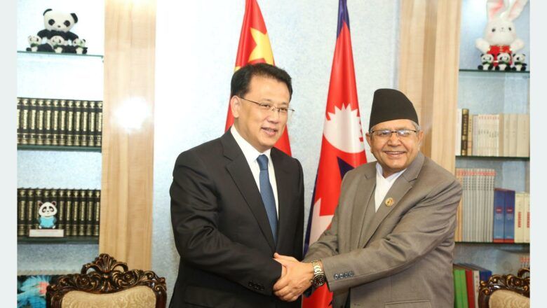 सभामुख घिमिरे र चिनियाँ कम्युनिष्ट पार्टीका नेता युआनबीच भेटवार्ता