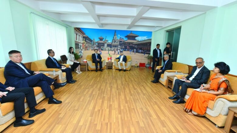 एमाले अध्यक्ष ओलीसँग सीपीसी पोलिटब्युरो सदस्य युआनको भेटवार्ता