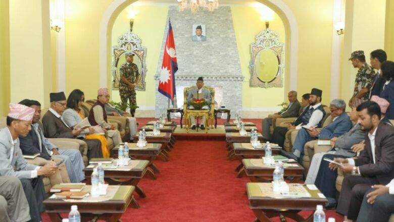 राष्ट्रपतिको चासो सकारात्मक : प्रधानमन्त्री