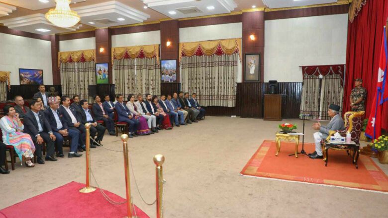 निजी क्षेत्रको सहभागिताले मात्रै देशको आर्थिक विकास सम्भव : राष्ट्रपति पौडेल