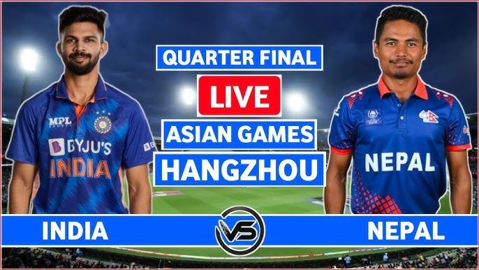 Watch Nepal VS India LIVE with SYM Network | Quarter Final – Asian Games 2023