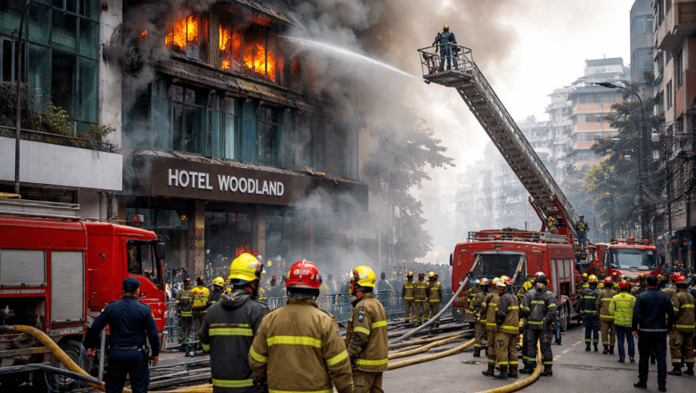 Blaze Breaks Out at Hotel Woodland, No Injuries Reported