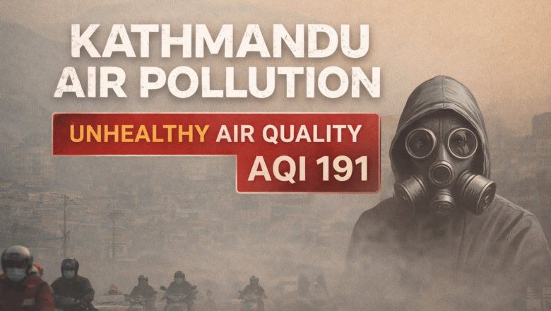 Kathmandu Air Quality Turns Unhealthy as AQI Climbs to 191