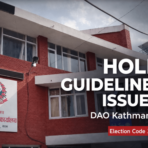 DAO Kathmandu Issues Holi Guidelines Ahead of Election