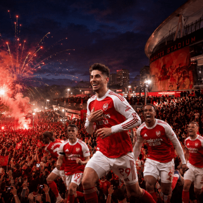 Arsenal End Long Wait to Lift Premier League Trophy 🏆