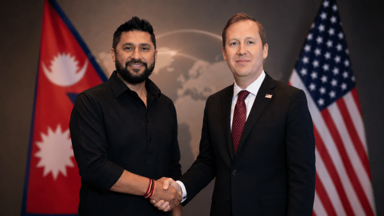 Rabi Lamichhane Wraps Up India Visit with Key International Meetings